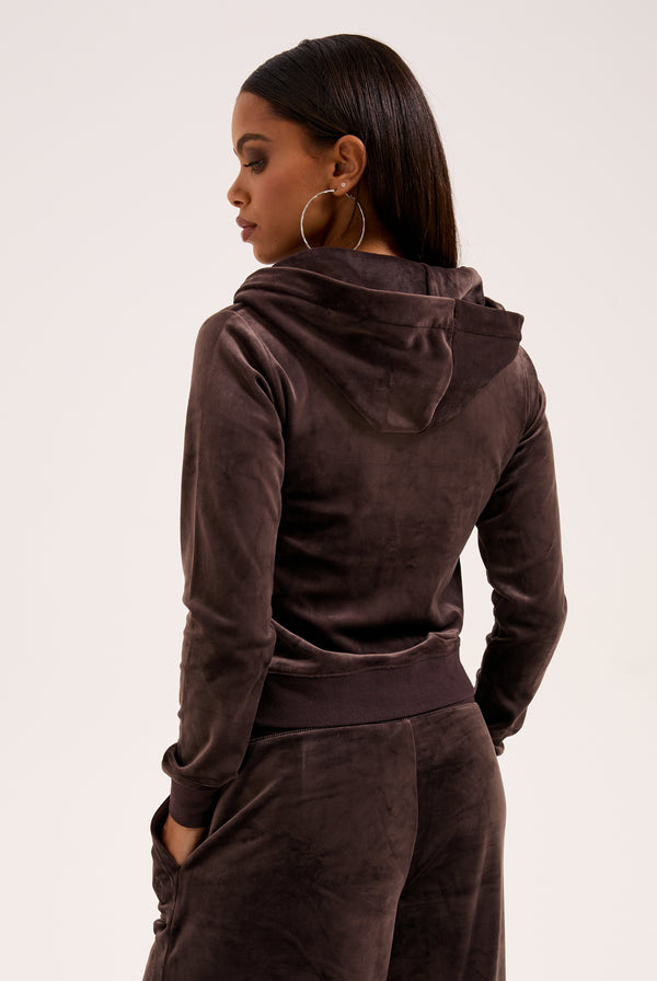 JAVA & GOLD CLASSIC VELOUR ROBERTSON HOODIE