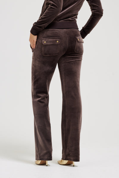 JAVA & GOLD CLASSIC VELOUR DEL RAY POCKETED BOTTOMS