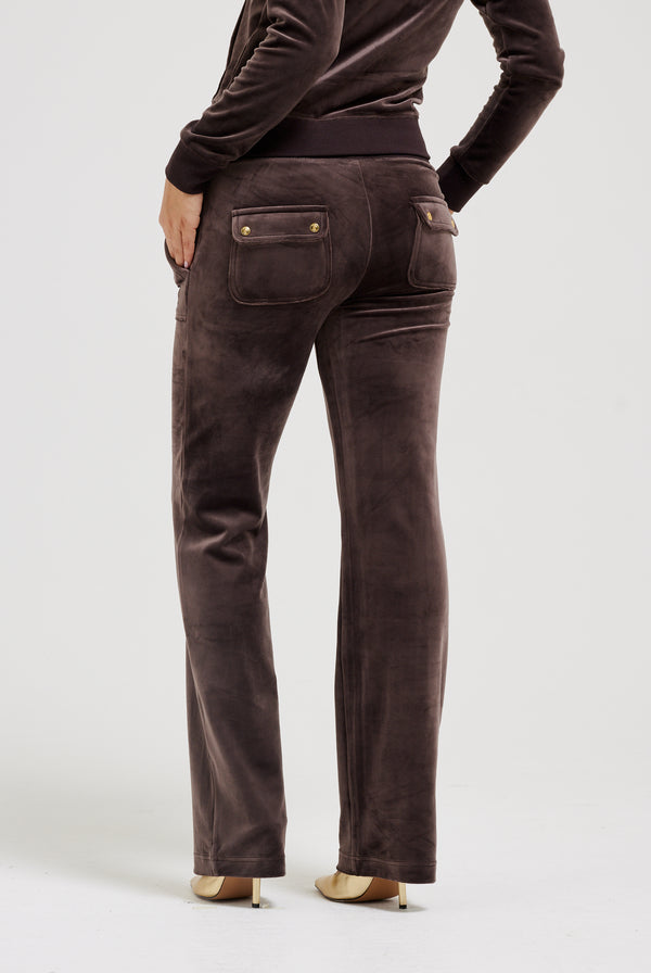 JAVA & GOLD CLASSIC VELOUR DEL RAY POCKETED BOTTOMS