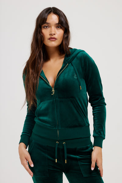 RAINFOREST & GOLD CLASSIC VELOUR ROBERTSON HOODIE