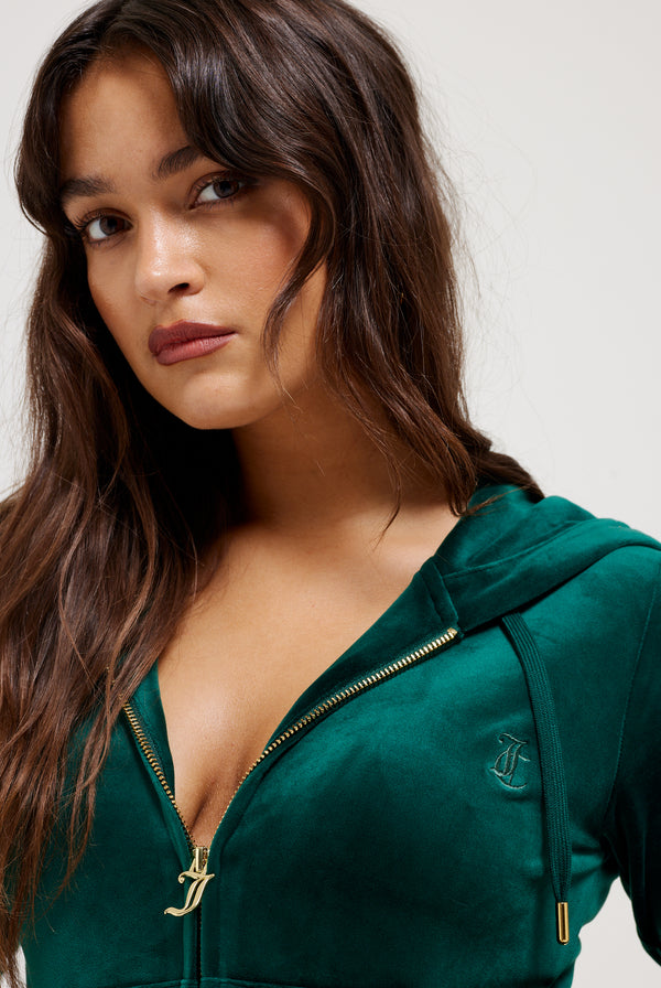 RAINFOREST & GOLD CLASSIC VELOUR ROBERTSON HOODIE