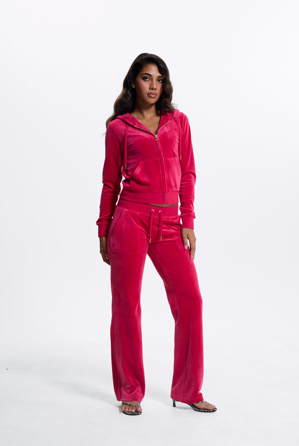 Persian Red / Gold Classic Velour Del Ray Pocketed Bottoms
