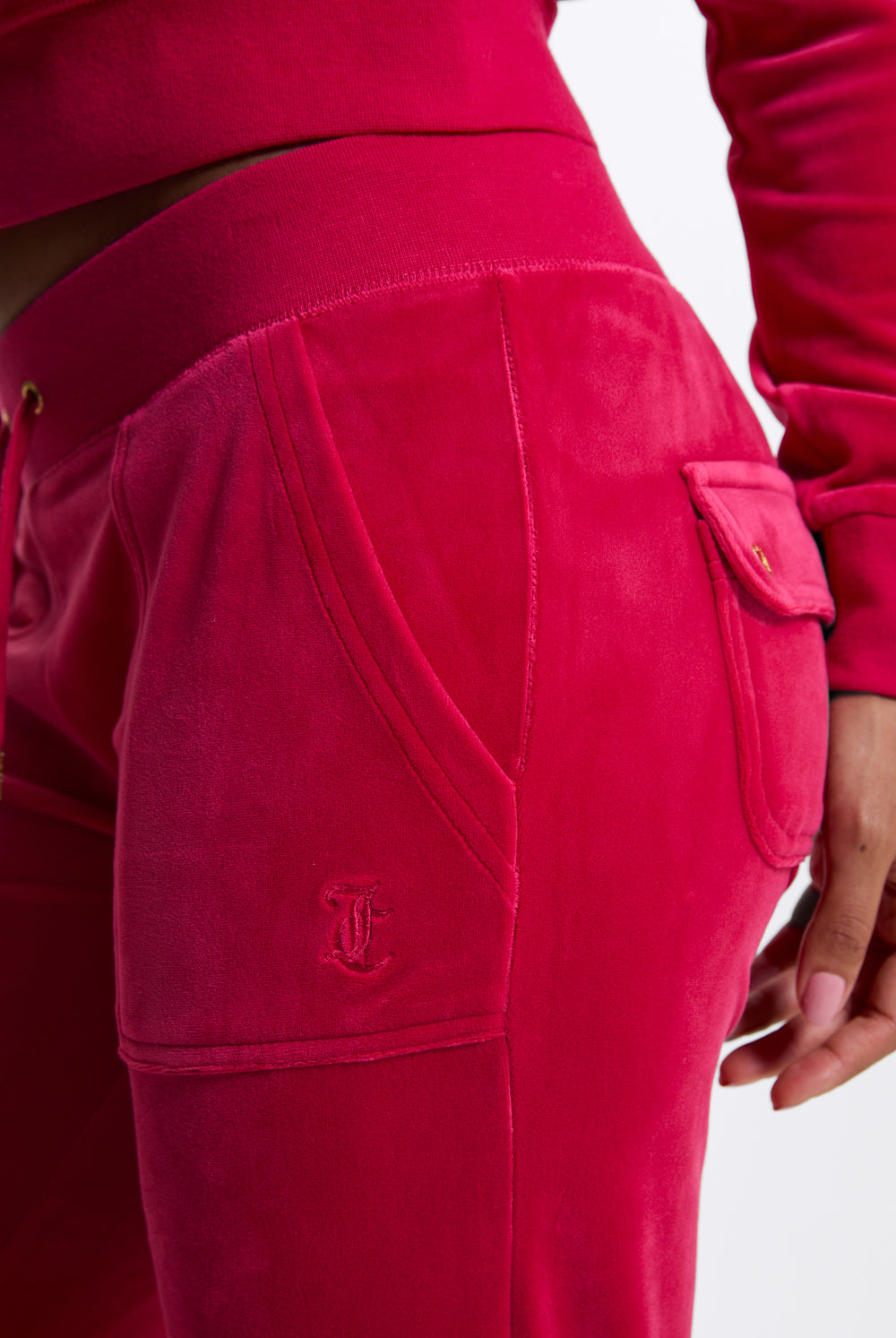 Persian Red / Gold Classic Velour Del Ray Pocketed Bottoms