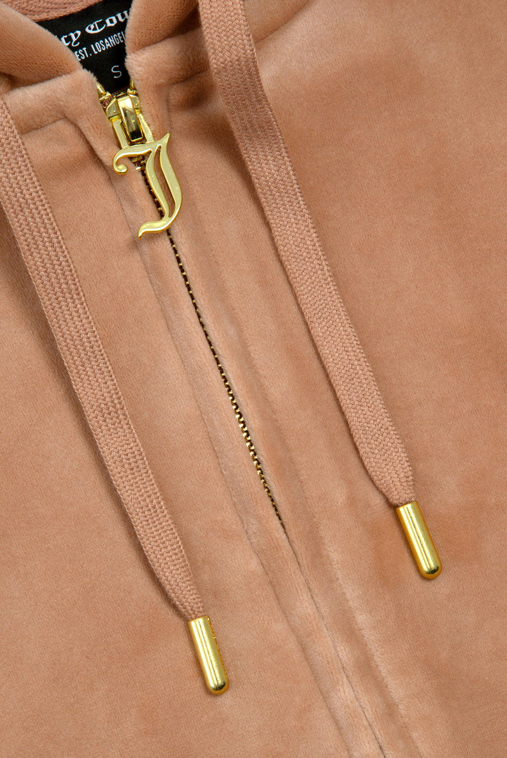 CAFE AU LAIT & GOLD CLASSIC VELOUR ROBERTSON HOODIE