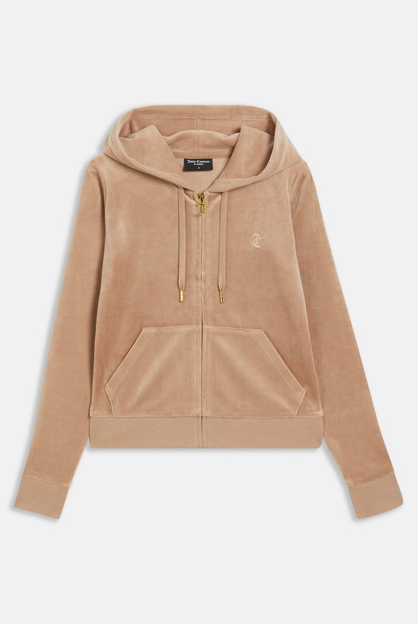 CARAMEL & GOLD CLASSIC VELOUR ROBERTSON HOODIE