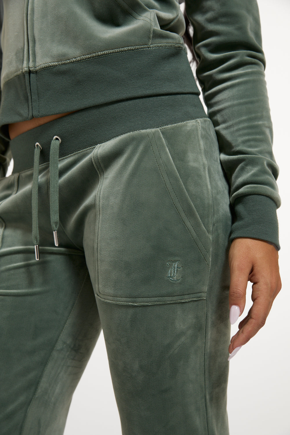 THYME CLASSIC VELOUR DEL RAY POCKETED BOTTOMS