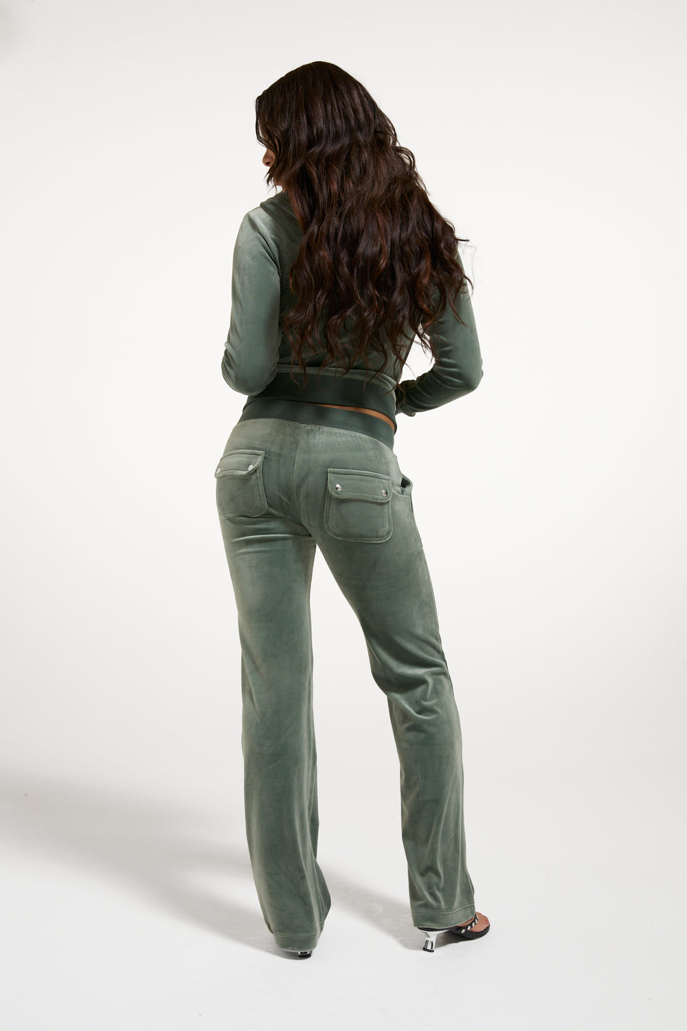 THYME CLASSIC VELOUR DEL RAY POCKETED BOTTOMS