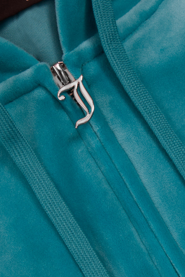 BISQUEY BLUE CLASSIC VELOUR ROBERTSON HOODIE