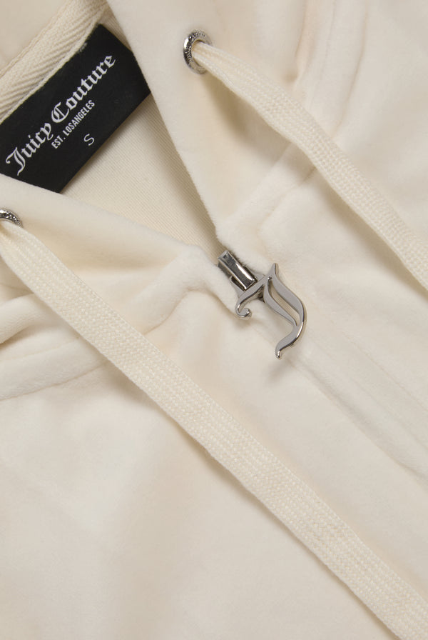 CREAM CLASSIC VELOUR ROBERTSON HOODIE
