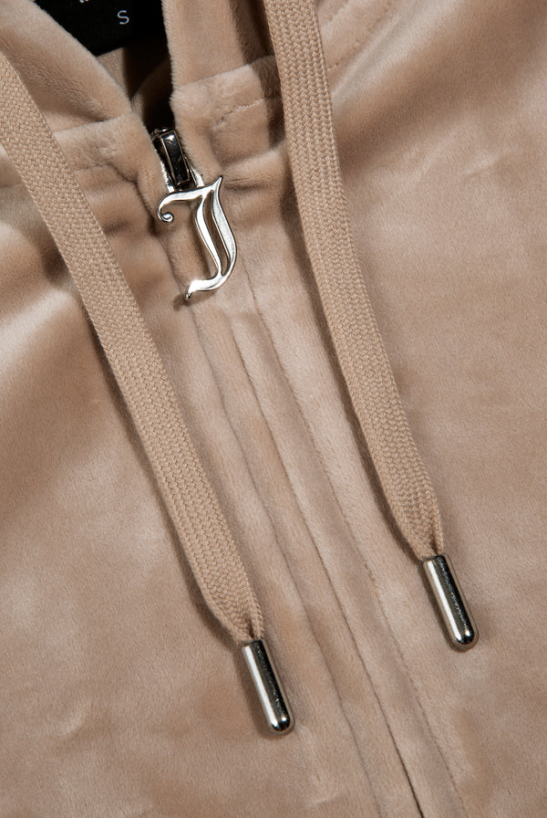 WARM TAUPE CLASSIC VELOUR ROBERTSON HOODIE