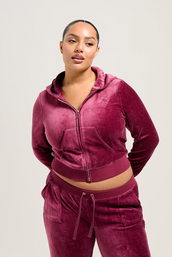 TAWNY PORT BAMBOO VELOUR HERITAGE HOODIE