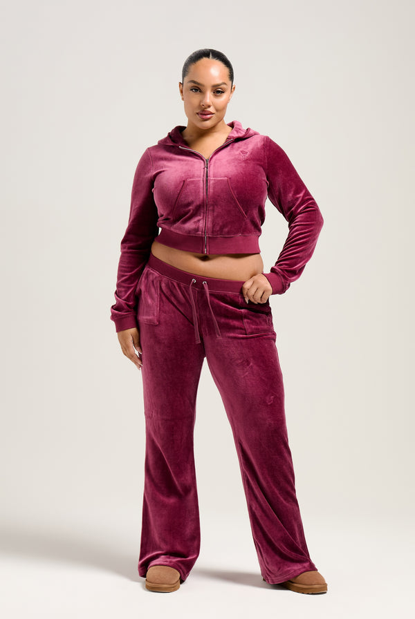 TAWNY PORT ULTRA LOW RISE BAMBOO VELOUR HERITAGE POCKETED BOTTOMS