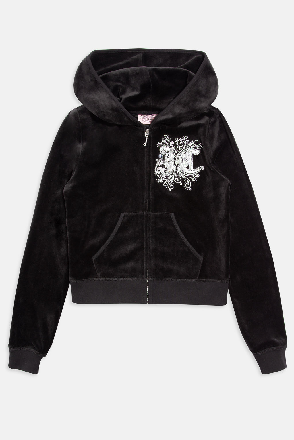 BLACK RENAISSANCE CREST BAMBOO VELOUR HERITAGE HOODIE