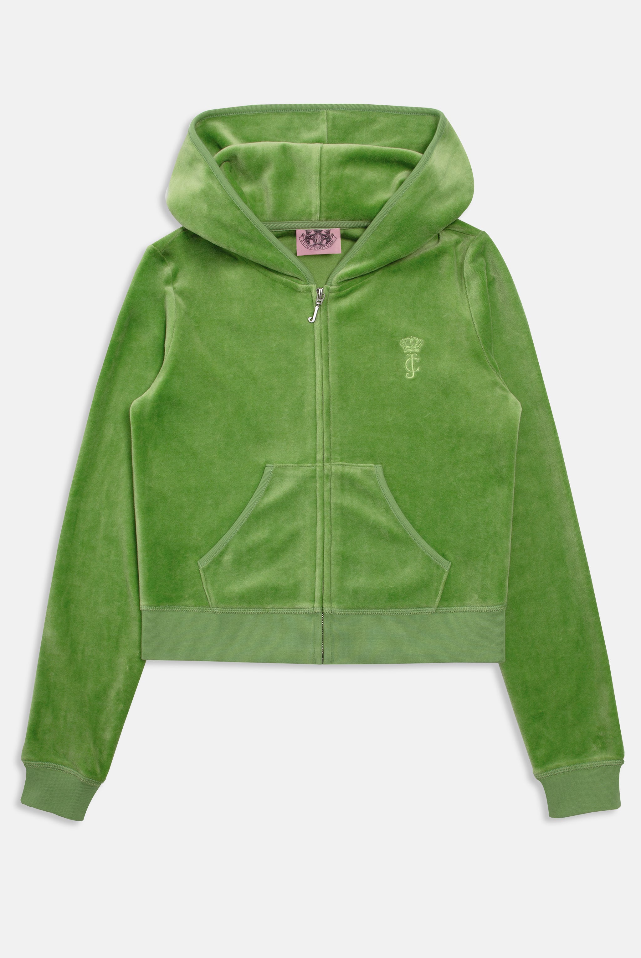 Green velour sweatshirt best sale