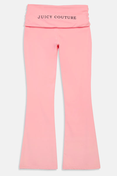 ALMOND BLOSSOM ROLL DOWN LOW RISE PEACHED TRACK PANT