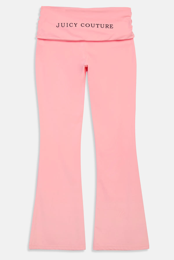 ALMOND BLOSSOM ROLL DOWN LOW RISE PEACHED TRACK PANT