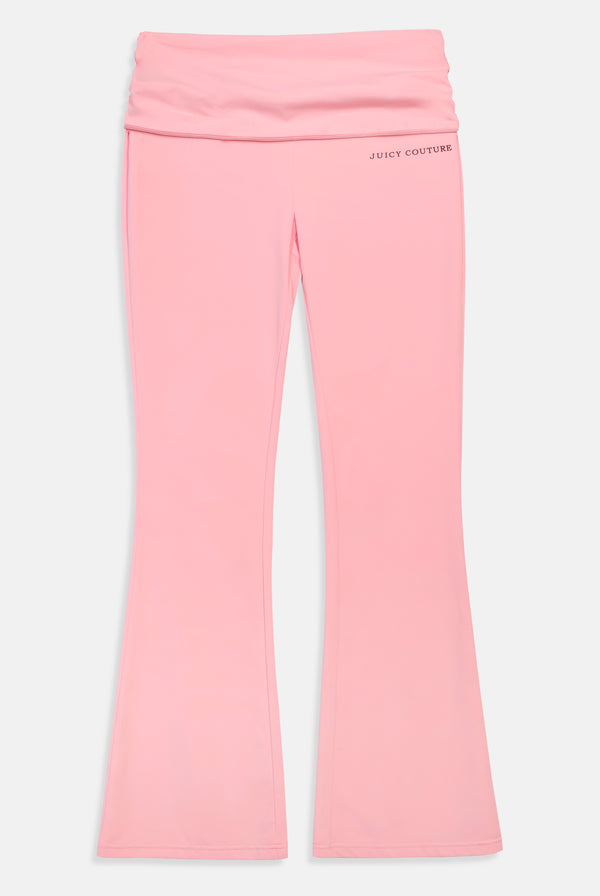 ALMOND BLOSSOM ROLL DOWN LOW RISE PEACHED TRACK PANT