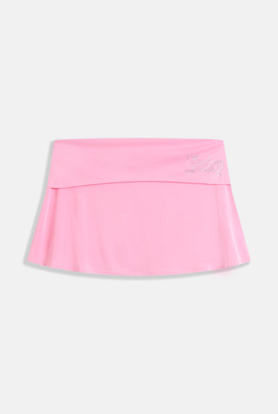 COTTON CANDY DIAMANTE ROLL DOWN SKIRT