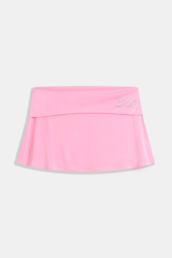 COTTON CANDY DIAMANTE ROLL DOWN SKIRT