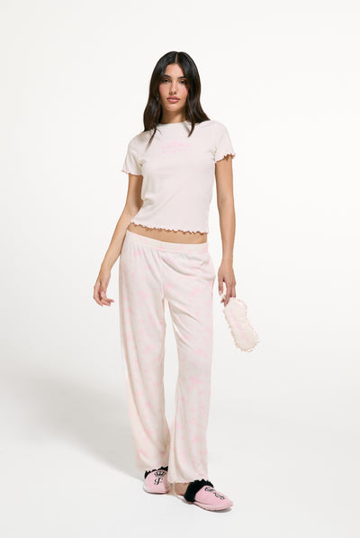 Marshmallow Rose Rib Pyjama Set