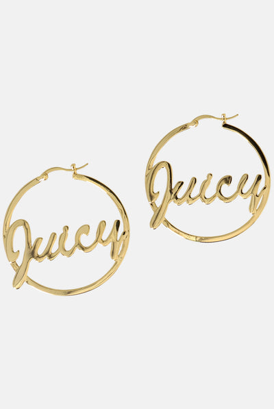 GOLD ROUND JUICY EARRINGS