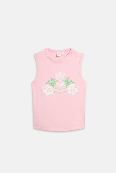 CANDY PINK ROXY x JUICY COUTURE CREST TANK TOP