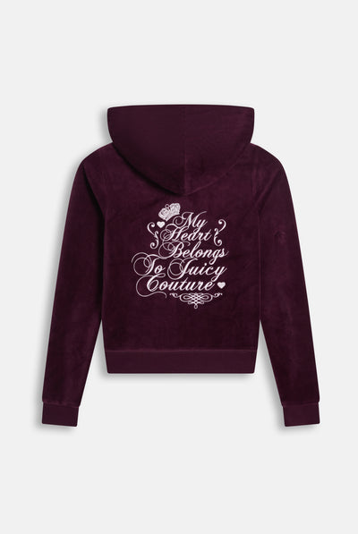 Winetasting Script Rebelle Robyn Hoodie