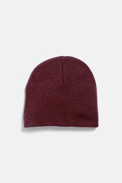 Displays the Burgundy 'Juicy' branded Script Beanie
