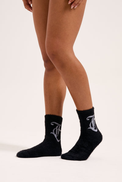 SEASONAL FLUFFY SOCKS 2 PACK