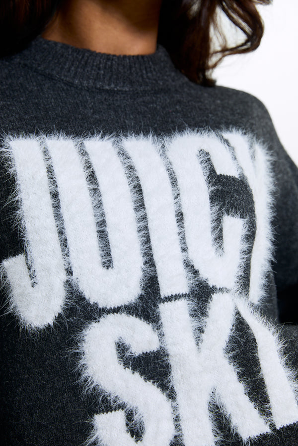 Charcoal Juicy Ski Knit Jumper