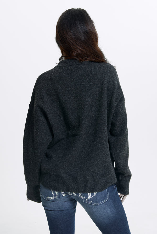 Charcoal Juicy Ski Knit Jumper