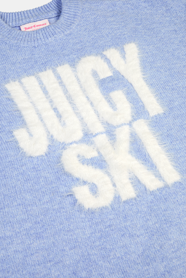 Powder Blue Juicy Ski Knit Jumper