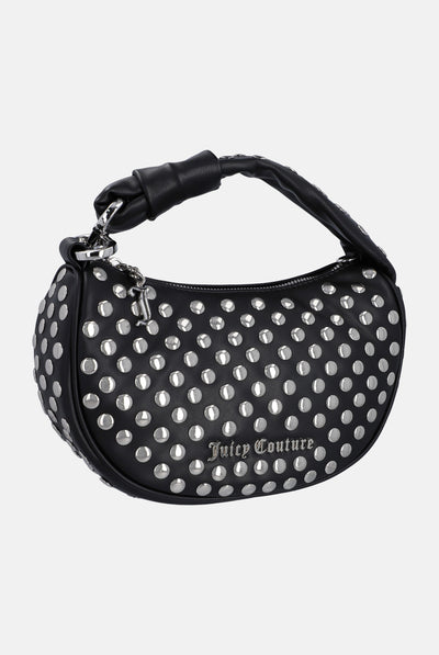 ALL OVER STUD BLACK PU HANDBAG