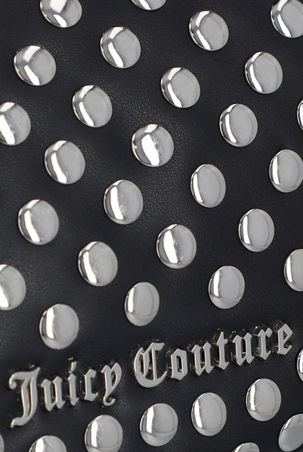 ALL OVER STUD BLACK PU HANDBAG