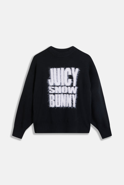 SNOWBUNNY OVERSIZED INTARSIA KNITTED JUMPER