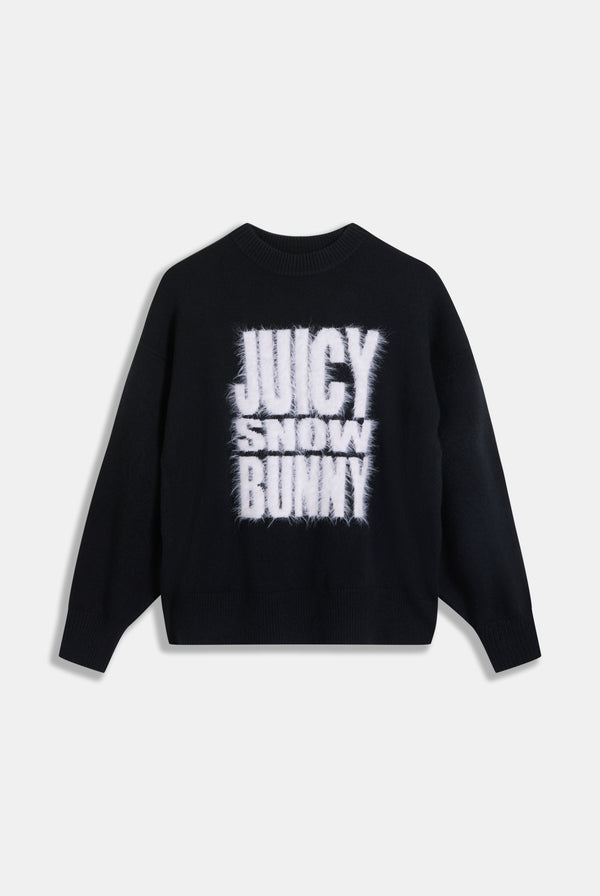 SNOWBUNNY OVERSIZED INTARSIA KNITTED JUMPER