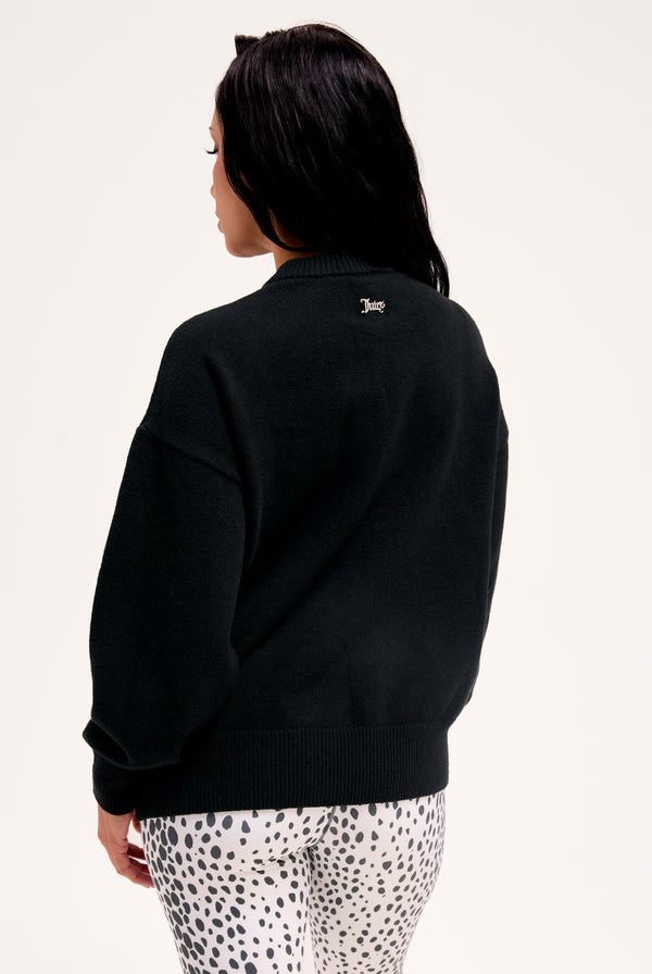 SNOWBUNNY OVERSIZED INTARSIA KNITTED JUMPER