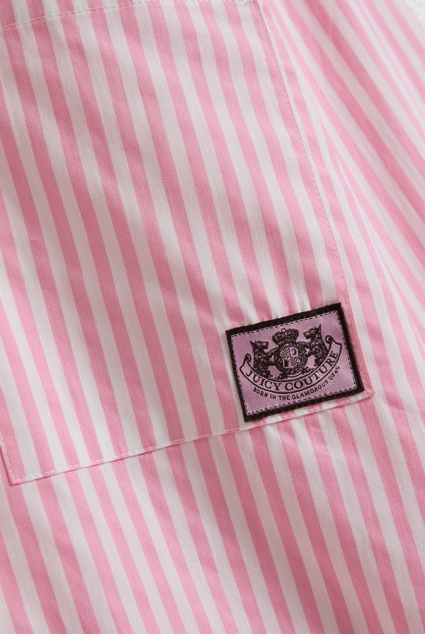 STRIPE LOUNGEWEAR OVERSIZED SHIRT