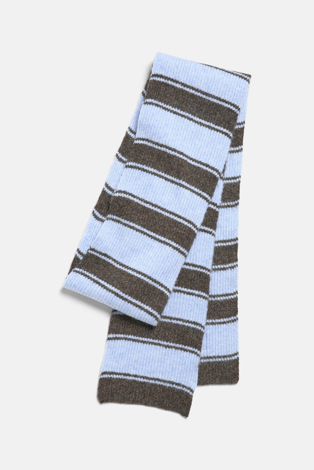 Displays the Java Stripe 'Juicy' branded  Knit Scarf