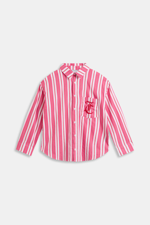 PINK STRIPE OVERSIZED SLEEP SHIRT