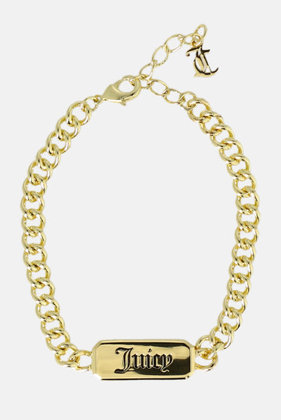 GOLD TAG CHUNKY BRACELET