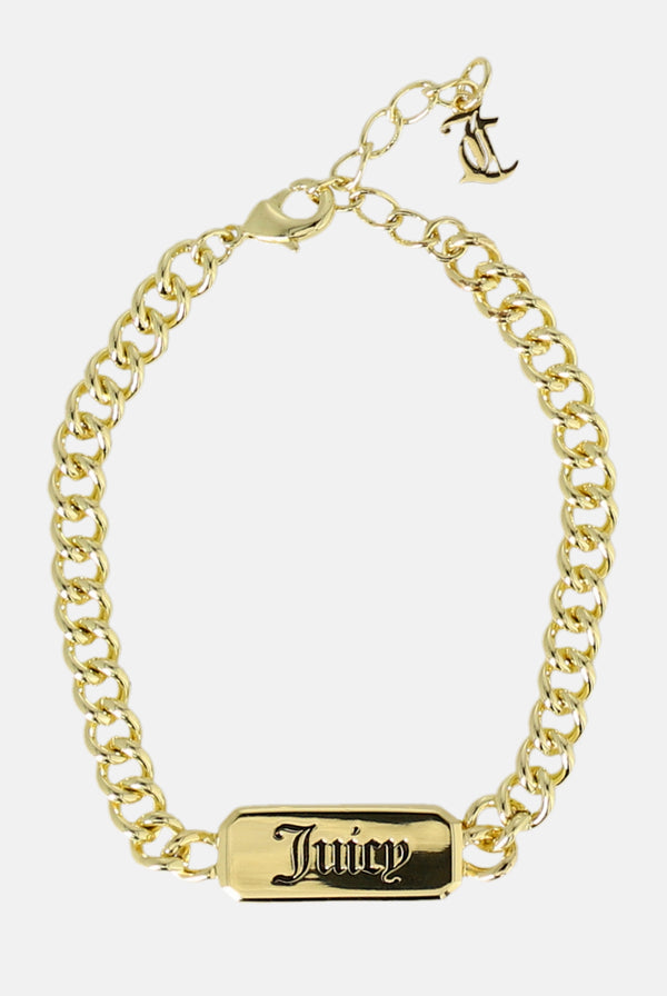 GOLD TAG CHUNKY BRACELET