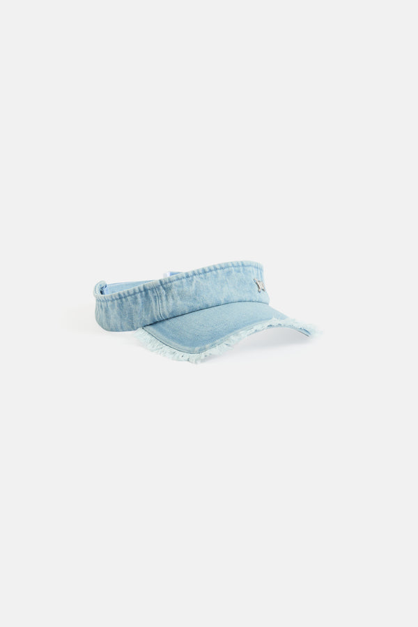 LIGHT BLUE DENIM VISOR