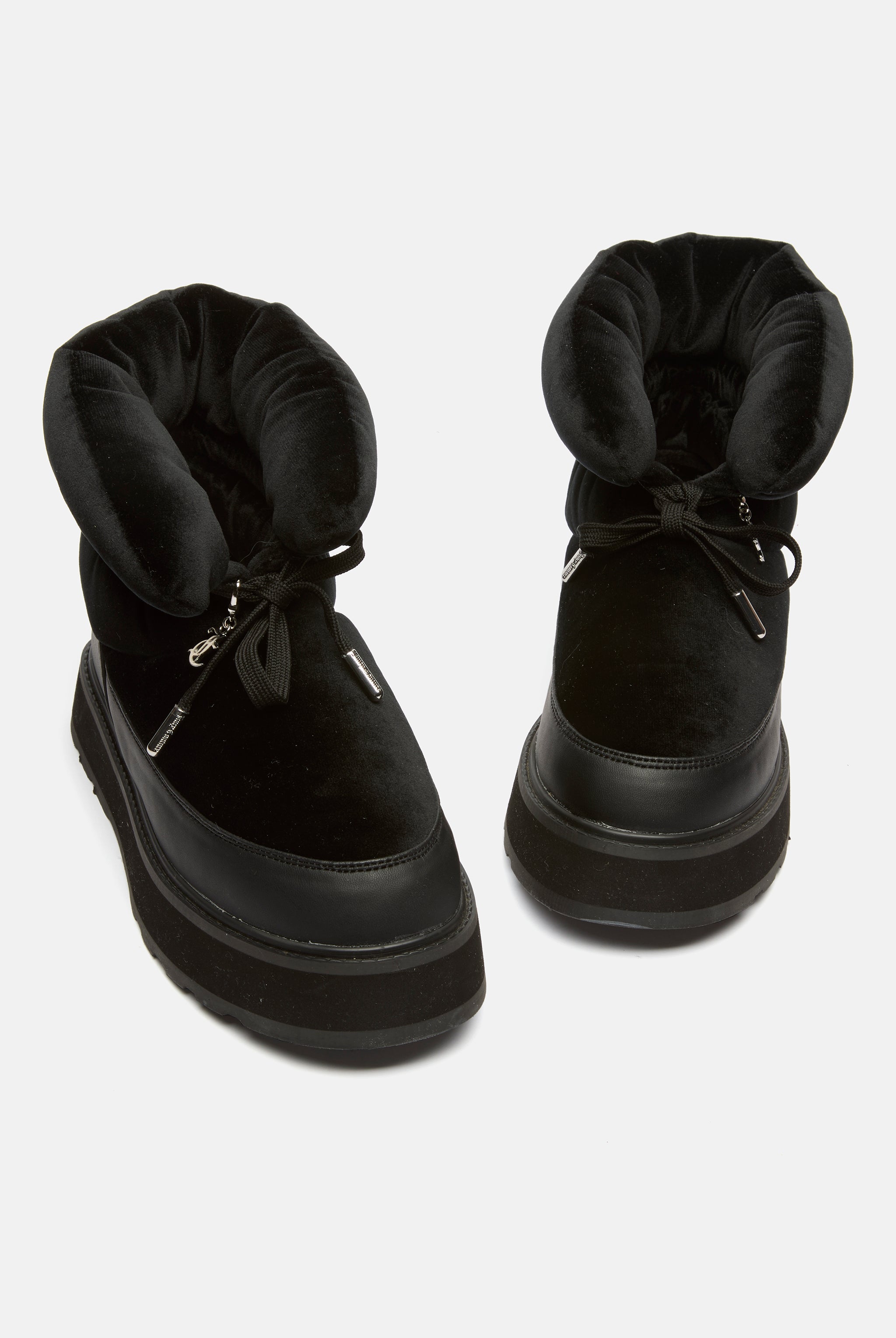 BLACK ULTRA VELOUR ALPINE BOOT Juicy Couture UK