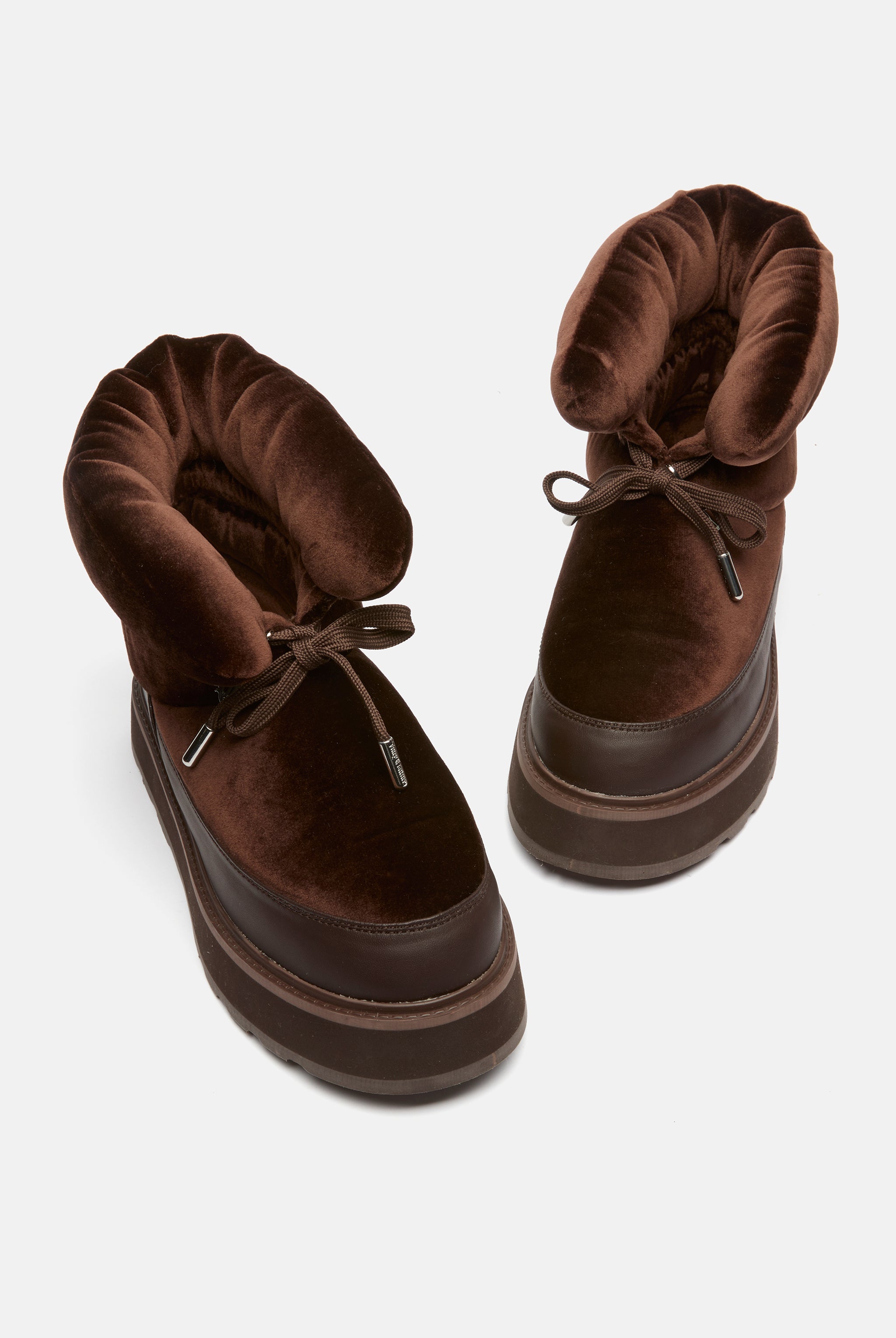 Velour boots sale