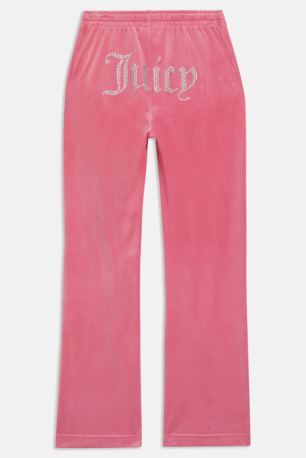 PINK LEMONADE VELOUR DIAMANTÉ TRACKSUIT BOTTOM