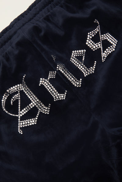 ARIES' NIGHT SKY VELOUR DIAMANTÉ TRACKSUIT BOTTOM