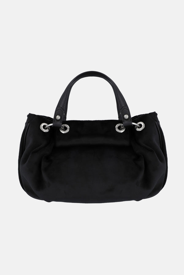 BLACK DOG CREST MEDIUM DOUBLE HANDLE BAG