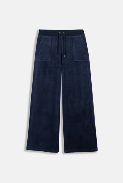 NIGHT SKY WIDE LEG CLASSIC VELOUR TRACK PANT