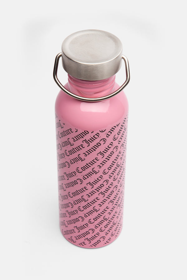 PINK ALL OVER PRINT STAINLESS STEEL 750ML WATER BOTTLE